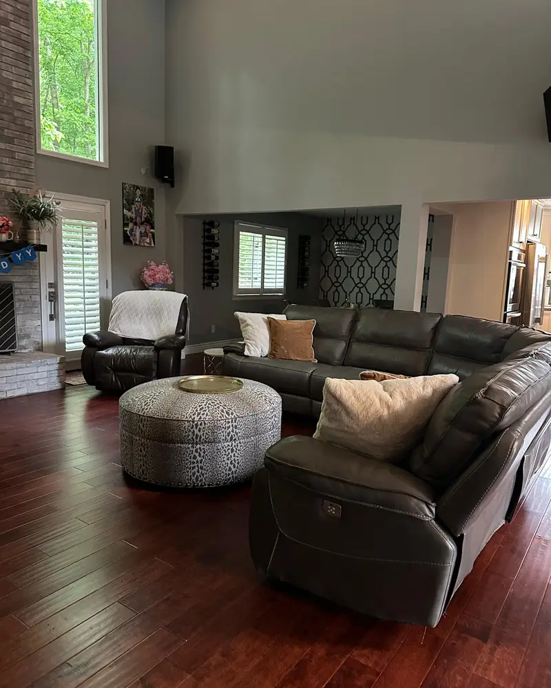 Residential clean · After